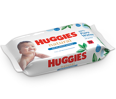 Salviette Huggies® Natural Biodegradabili